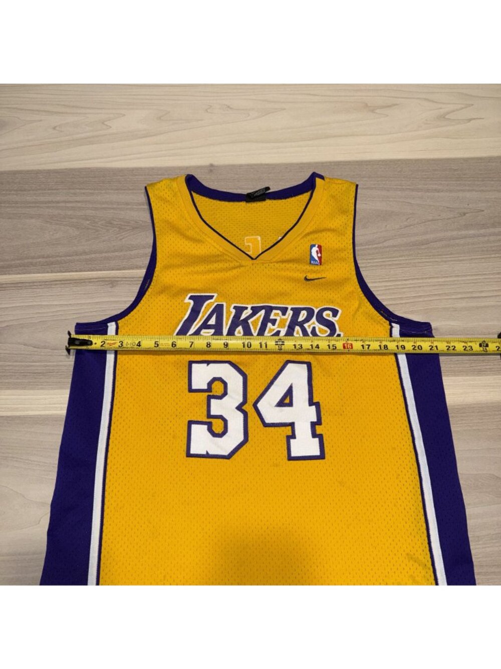 Vintage Nike Team Los Angeles Lakers Shaquille O'Neal #34 NBA Jersey Size Large - Picture 4 of 6
